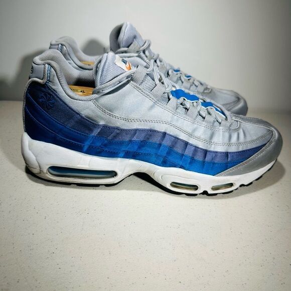 Nike Air Max 95 SE Pinwheel Blue Nebula Purple Grey AJ2018-001 Mens Size 11 - Picture 2 of 8